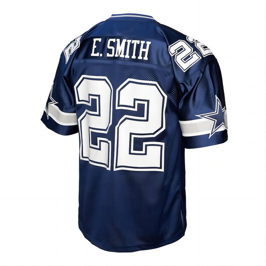 Dallas Cowboys #22 Emmitt Smith Mitchell & Ness Navy 1996 Legacy Replica Jersey Fashion Jersey American Jerseys