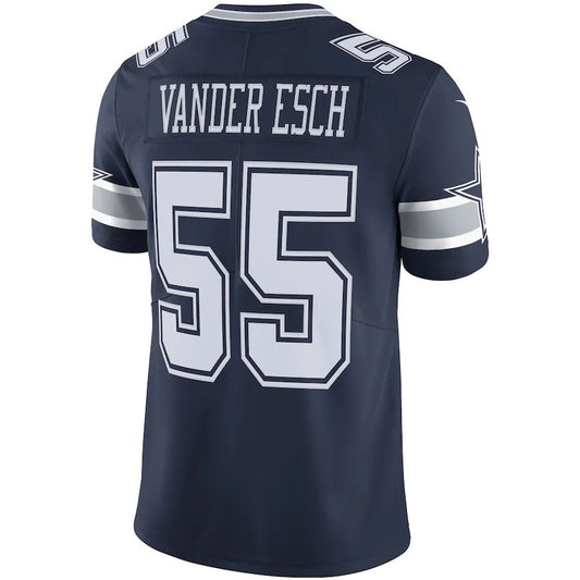 Dallas Cowboys #55 Leighton Vander Esch Navy Vapor Limited Player Jersey Stitched American Football Jerseys