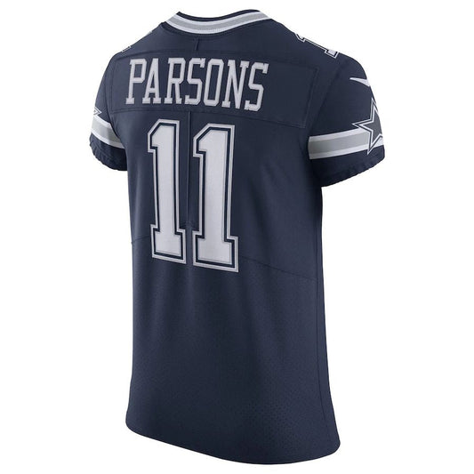 Dallas Cowboys #11 Micah Parsons Navy Vapor Elite Jersey Stitched American Football Jerseys