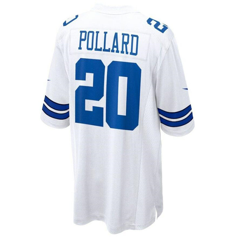 Dallas Cowboys #20 Tony Pollard  White Official Player Game Jersey Stitched American Football Jerseys