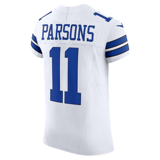 Dallas Cowboys #11 Micah Parsons Vapor F.U.S.E. Elite Jersey - White American Football Jerseys