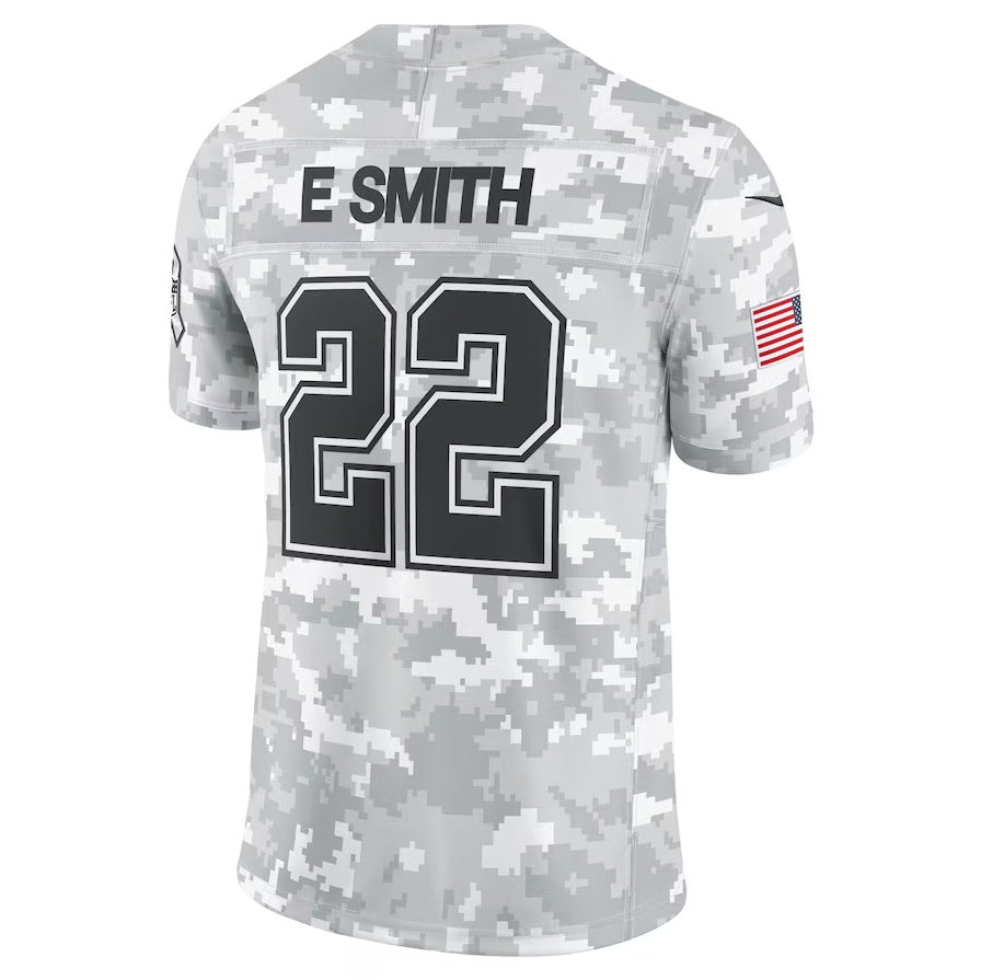 Dallas Cowboys #22 Emmitt Smith Arctic Camo 2024 Salute to Service Limited Stitched American Football Jerseys