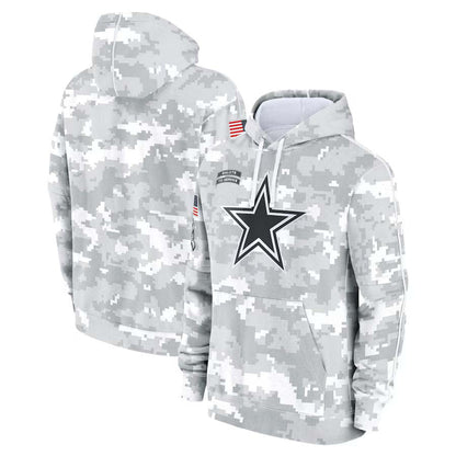 Dallas Cowboys 2024 Salute To Service Club Pullover Hoodie Cheap sale Birthday and Christmas gifts Stitched American Football Jerseys