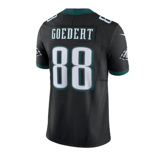 Philadelphia Eagles # #88 Dallas Goedert Vapor F.U.S.E. Limited Jersey - Black Stitched American Football Jerseys