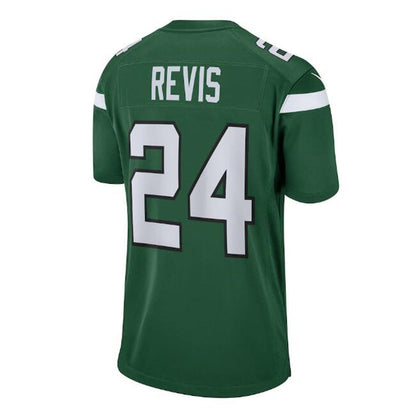 New York Jets #24 Darrelle Revis Retired Player Game Jersey - Gotham Green Stitched American Football Jerseys