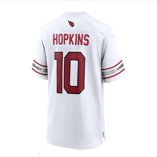 Arizona Cardinal #10 DeAndre Hopkins Game Player Jersey - White Stitched American Football Jerseys