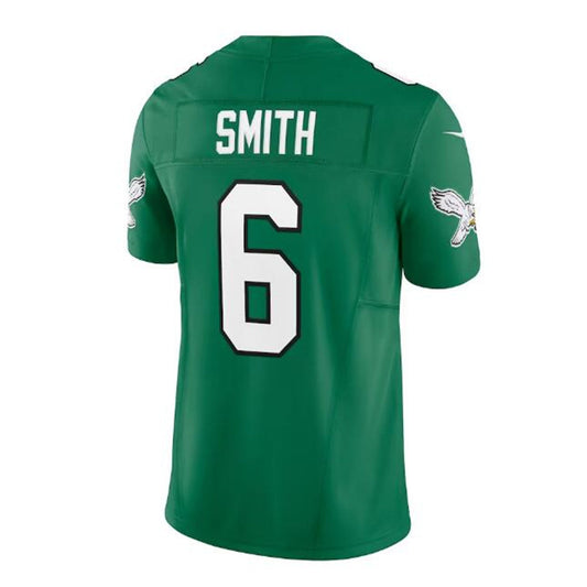 Philadelphia Eagles #6 DeVonta Smith Alternate Vapor F.U.S.E. Limited Jersey - Kelly Green Stitched American Football Jerseys