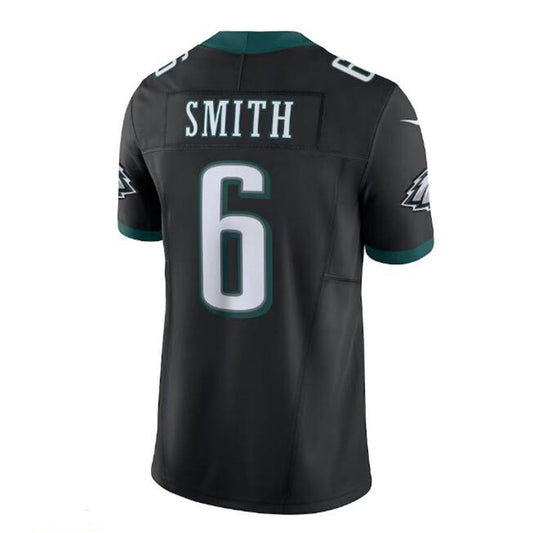 Philadelphia Eagles #6 DeVonta Smith Vapor F.U.S.E. Limited Jersey - Black Stitched American Football Jerseys