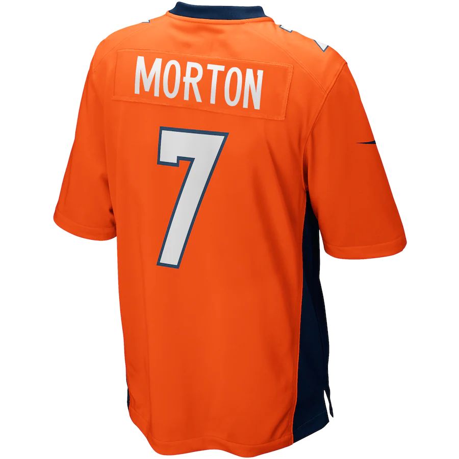 Denver Broncos #7 Craig Morton Orange Game Retired Player Jersey Stitched American Football Jerseys