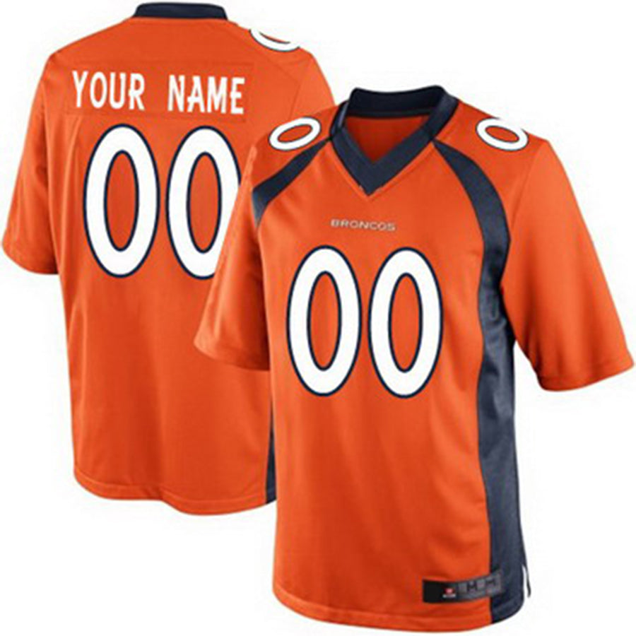 Custom Denver Broncos 2013 Orange Game Jersey Stitched Jersey American Football Jerseys