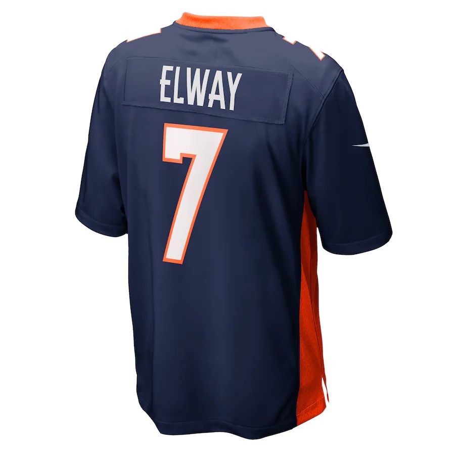 Denver Broncos #7 John Elway Navy Retired Player Jersey Stitched American Football Jerseys