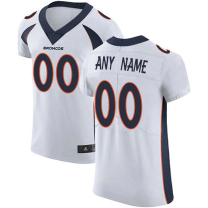 Custom Denver Broncos White Vapor Untouchable Custom Elite Jersey Stitched Jersey American Football Jerseys