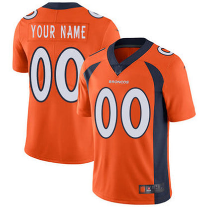 Custom Denver Broncos Orange  Vapor Untouchable Player Limited Jersey Stitched Jersey American Football Jerseys