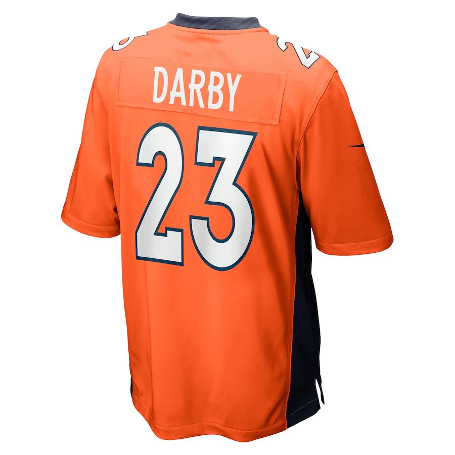 Denver Broncos #23 Ronald Darby Orange Player Game Jersey Stitched American Football Jerseys