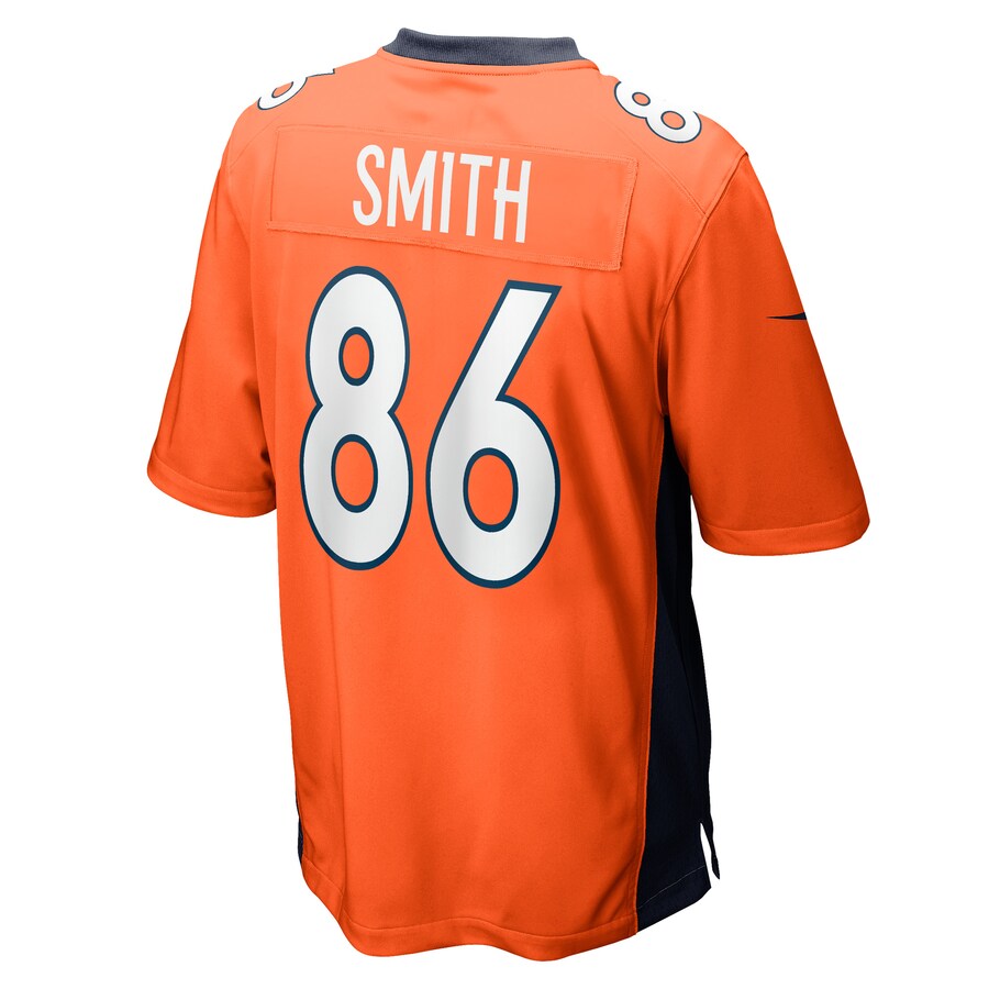 Denver Broncos #86 Vyncint Smith Orange Game Player Jersey Stitched American Football Jerseys