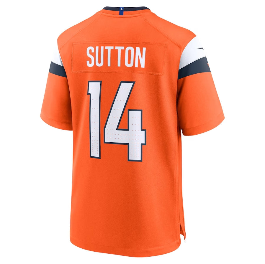 Denver Broncos #14 Courtland Sutton Game Jersey - Orange American Football Jerseys