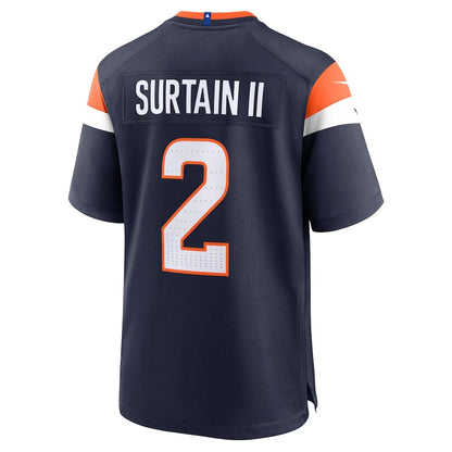 Denver Broncos #2 Patrick Surtain II Alternate Game Jersey - Navy American Football Jerseys