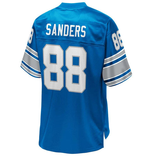 Detroit Lions #88 Charlie Sanders Pro Line Royal Replica Retired Player Jersey Stitched American Football Jerseys