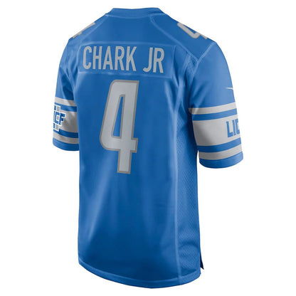 Detroit Lions #4 D.J. Chark Blue Game Jersey Stitched American Football Jerseys