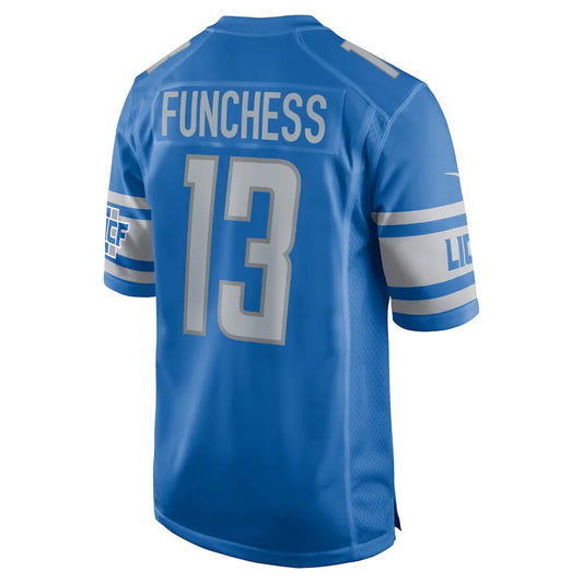 Detroit Lions #13 Devin Funchess Blue Player Game Jersey Stitched American Football Jerseys