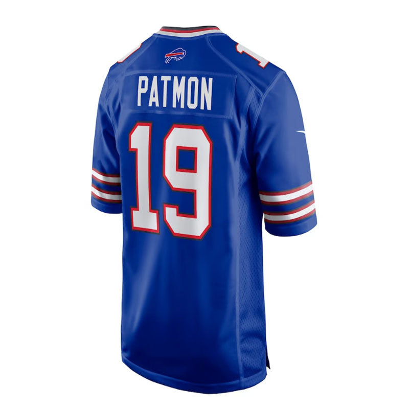 Buffalo  Bills #19 Dezmon Patmon Game Player Jersey - Royal Stitched American Football Jerseys