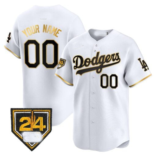 Custom Los Angeles Dodgers 2024 Spring Training Patch Vapor Premier Limited – All Stitched Baseball Jersey