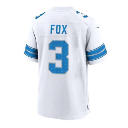 Detroit Lions #3 Jack Fox White Alternate Game American Football Jerseys