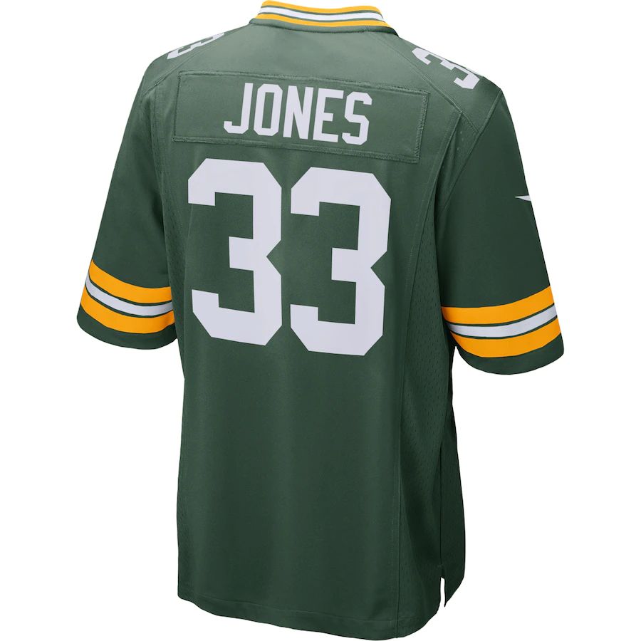 Green Bay PackersPackers #33 Aaron Jones Green Player Game Jersey Stitched American Football Jerseys