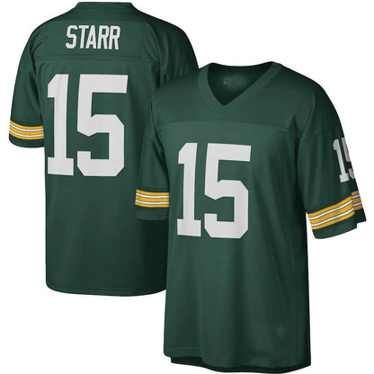 Green Bay PackersPackers #15 Bart Starr Mitchell & Ness Green 1996 Legacy Replica Jersey Stitched American Football Jerseys