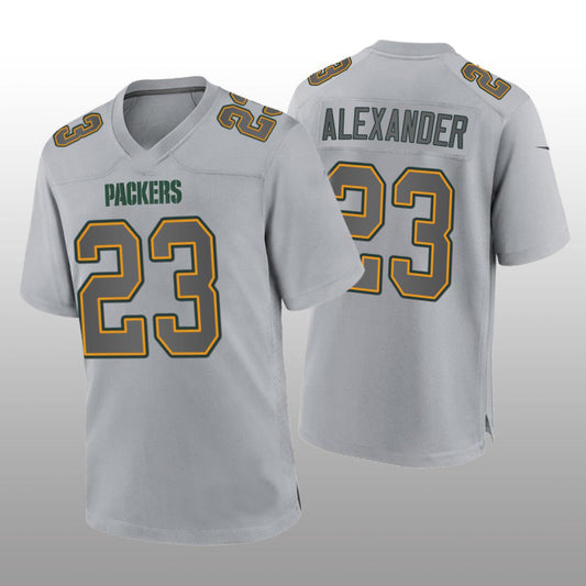 Green Bay PackersPackers #23 Jaire Alexander Gray Atmosphere Game Jersey Stitched American Football Jerseys