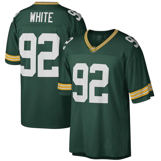 Green Bay PackersPackers #92 Reggie White Mitchell & Ness Green Big & Tall 1996 Retired Player Replica Jersey Stitched American Football Jerseys