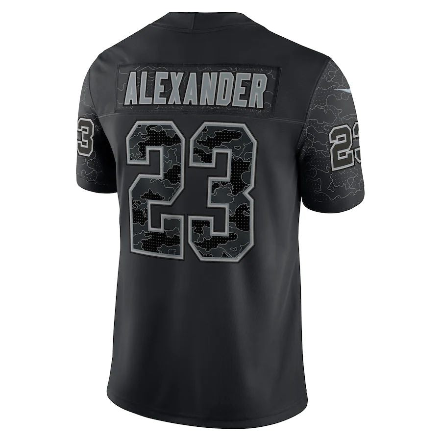 Green Bay PackersPackers #23 Jaire Alexander Black RFLCTV Limited Jersey Stitched American Football Jerseys