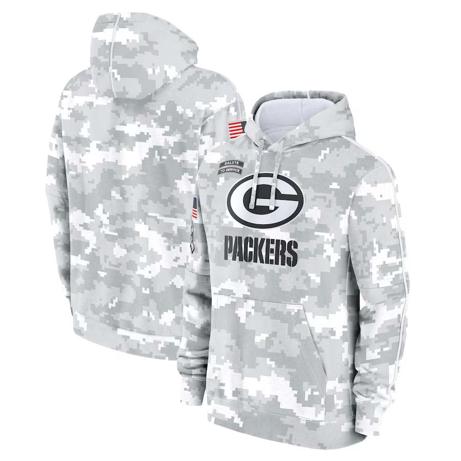 Green Bay PackersPackers 2024 Salute To Service Club Pullover Hoodie Cheap sale Birthday and Christmas gifts Stitched American Football Jerseys