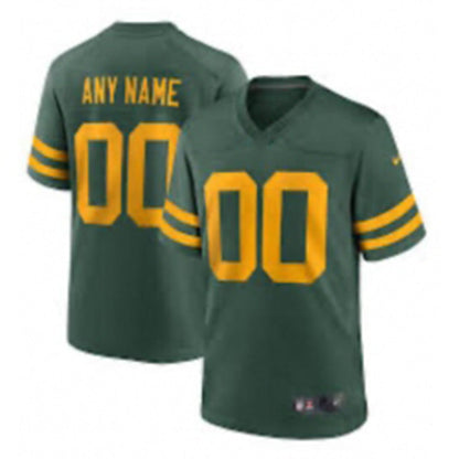 Custom Green Bay PackersPackers Green Yellow 2021 Vapor Untouchable Stitched Limited Jersey Stitched American Football Jerseys