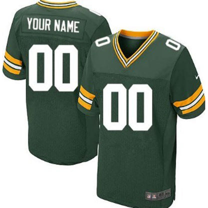 Custom Green Bay PackersPackers Green Elite Jersey Stitched American Football Jerseys