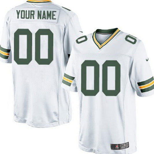 Custom Green Bay PackersPackers White Limited Jersey Stitched American Football Jerseys