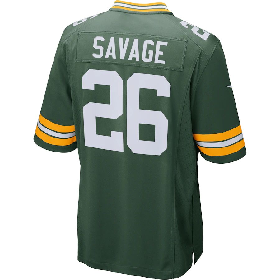 Green Bay PackersPackers #26 Darnell Savage Green Game Jersey Stitched American Football Jerseys