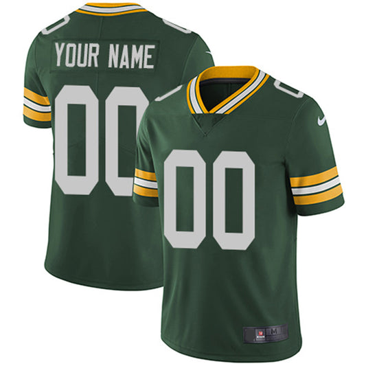 Custom Green Bay PackersPackers Green Customized Vapor Untouchable Player Limited Jersey Stitched American Football Jerseys