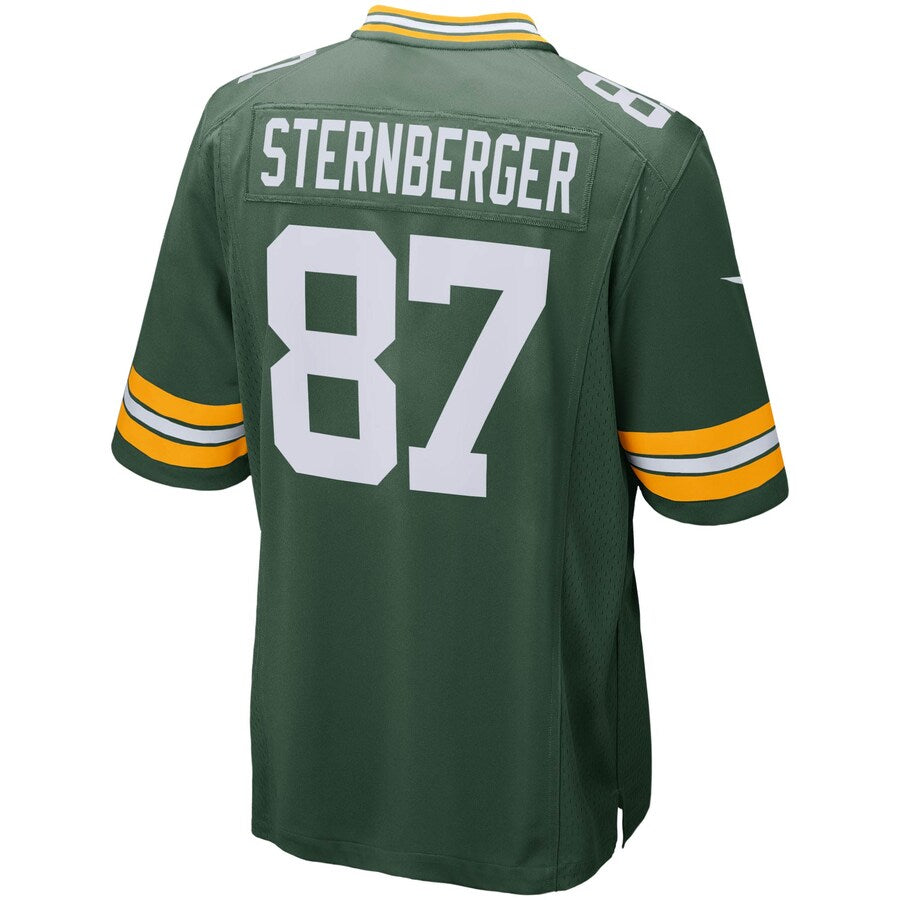 Green Bay PackersPackers #87 Jace Sternberger Green Game Player Jersey Stitched American Football Jerseys