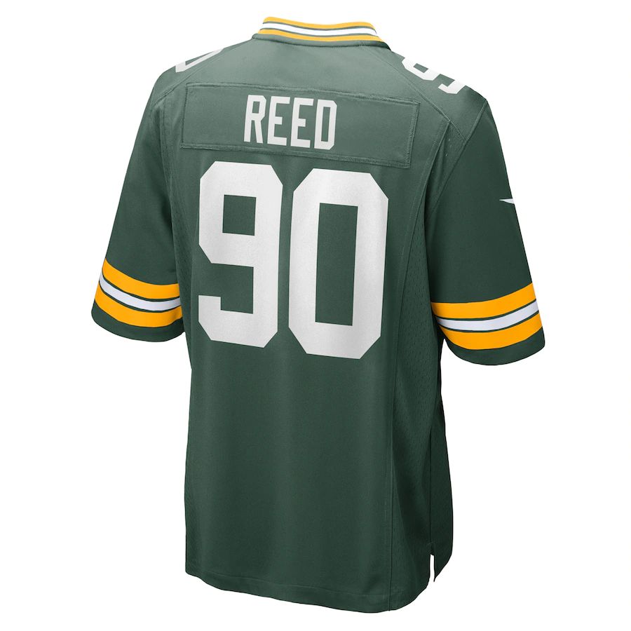 Green Bay PackersPackers #90 Jarran Reed Green Game Player Jersey Stitched American Football Jerseys