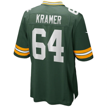 Green Bay PackersPackers #64 Jerry Kramer Green Game Retired Player Jersey Stitched American Football Jerseys