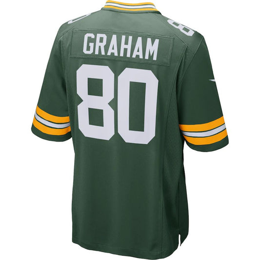 Green Bay PackersPackers #80 Jimmy Graham Green Game Jersey Stitched American Football Jerseys