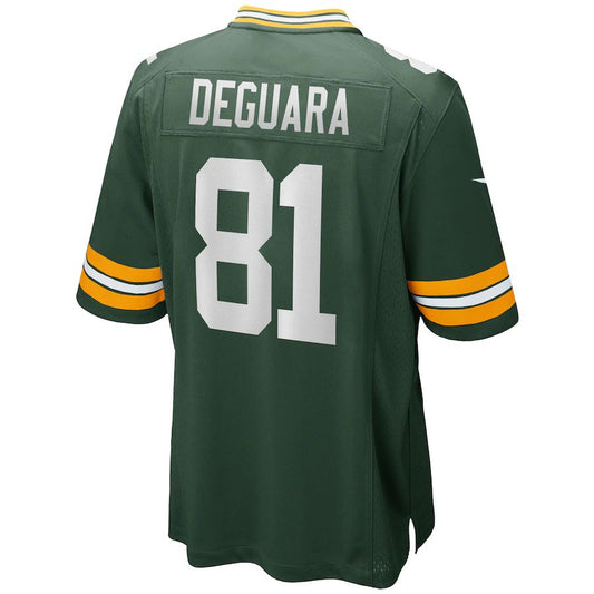 Green Bay PackersPackers #81 Josiah Deguara Green Player Game Jersey Stitched American Football Jerseys