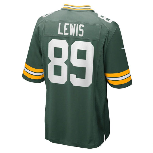 Green Bay PackersPackers #89 Marcedes Lewis Green Game Jersey Stitched American Football Jerseys