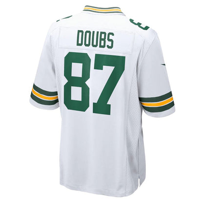 Green Bay PackersPackers #87 Romeo Doubs White Game Player Jersey Stitched American Football Jerseys