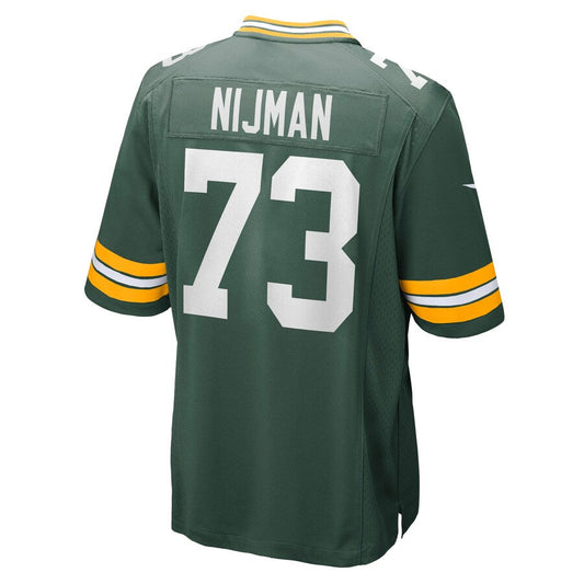 Green Bay PackersPackers #73 Yosh Nijman Green Game Jersey Stitched American Football Jerseys