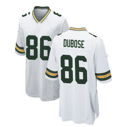 Green Bay PackersPackers #86 Grant Dubose Game Jersey - White Stitched American Football Jerseys