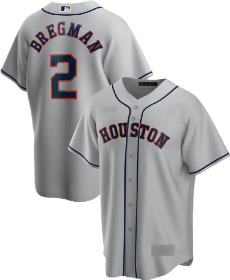 Houston Astros Gray Road Team Jersey