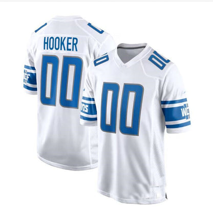 Detroit Lions #00 Hendon Hooker 2023 Draft Pick Game Jersey - White Stitched American Football Jerseys