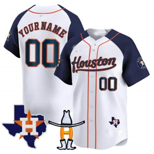 Custom Houston Astros Rodeo Patch Vapor Premier Limited – All Stitched Baseball Jersey